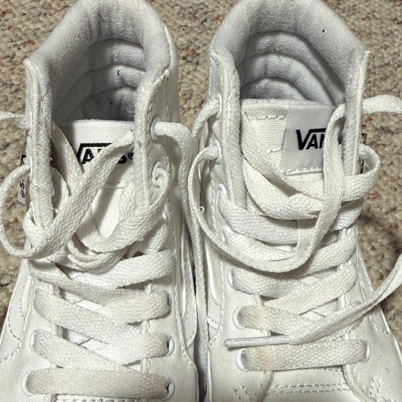 Vans Classic White High-Top Sneakers - Picture 7 of 11